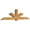 Ekena Millwork Kennewick Rough Sawn Timber Gable Bracket, Western Red Cedar, 108"W x 27"H x 6"D x 6"F, 6/12 Pitch GBW108X27X0606KEN00RWR - alternate 2